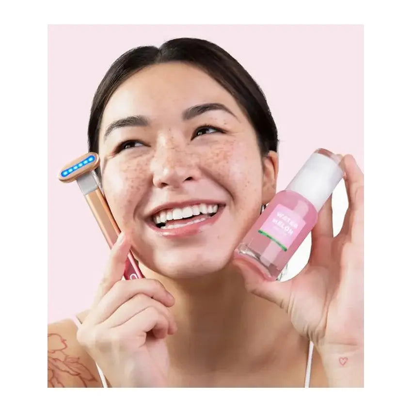 Laduora Blue & Red Light Therapy Kit Rose Pink Laduora