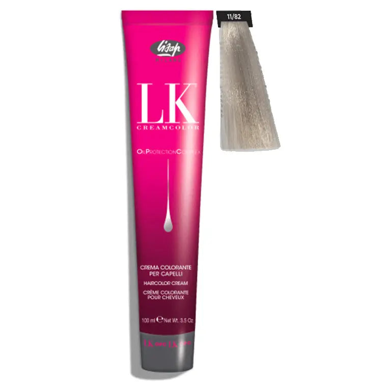 Lisap LK OPC Permanent Color 11/82 Light Blond Super Lightener (New Icy Shade) Lisap