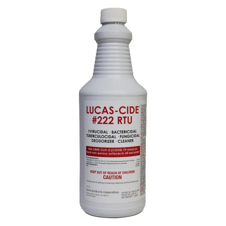 Lucas Products Lucas-cide #222 RTU Hospital Grade Disinfectant - 32 oz. Lucas Products