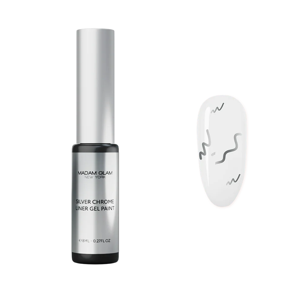 Madam Glam Gel Liner Silver Chrome 0.27 oz