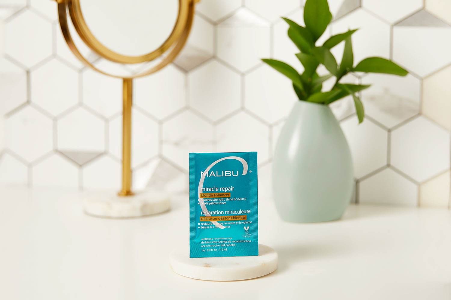Malibu C Miracle Repair Blonde Enhance box of 12