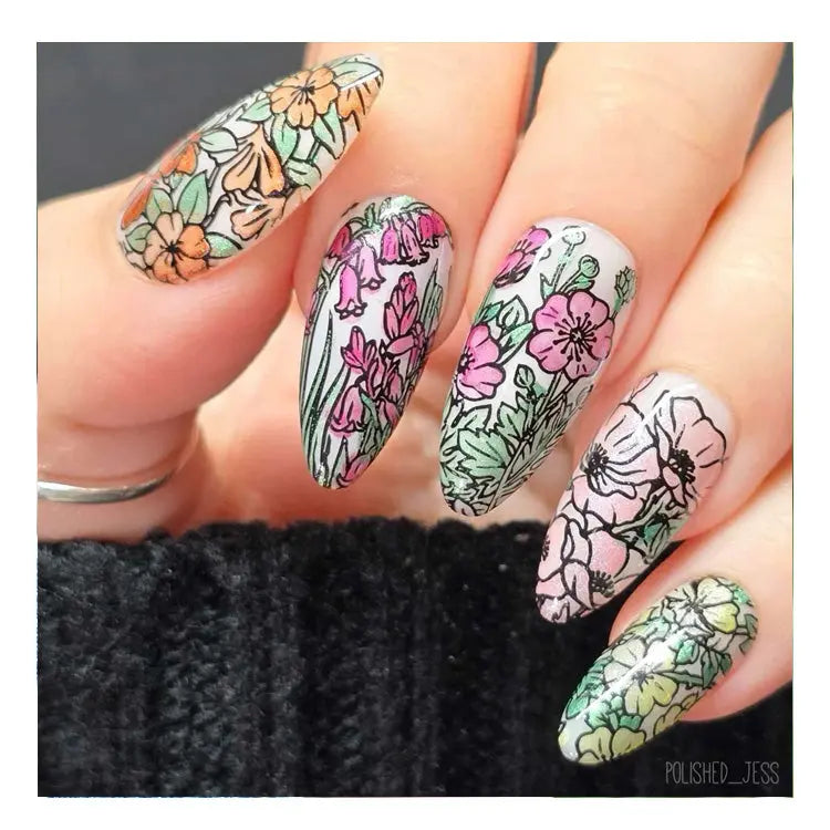Maniology Floral Fantasy - Nail Stamping Plate Maniology
