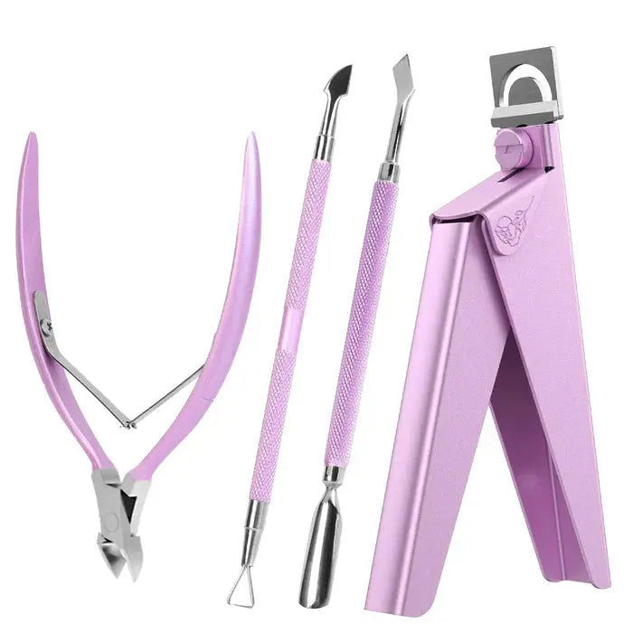 MelodySusie Acrylic Nail Clippers 4 in 1 Kit - Purple MelodySusie