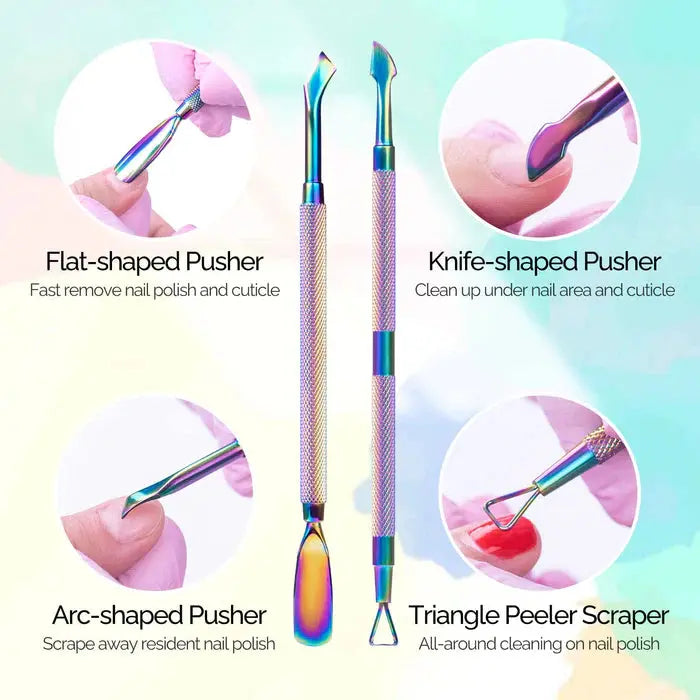MelodySusie Acrylic Nail Clippers 4 in 1 Kit - Purple MelodySusie
