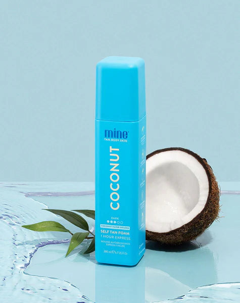 MineTan Coconut Water Self Tan Foam - 6.7 oz. - PinkPro Beauty Supply