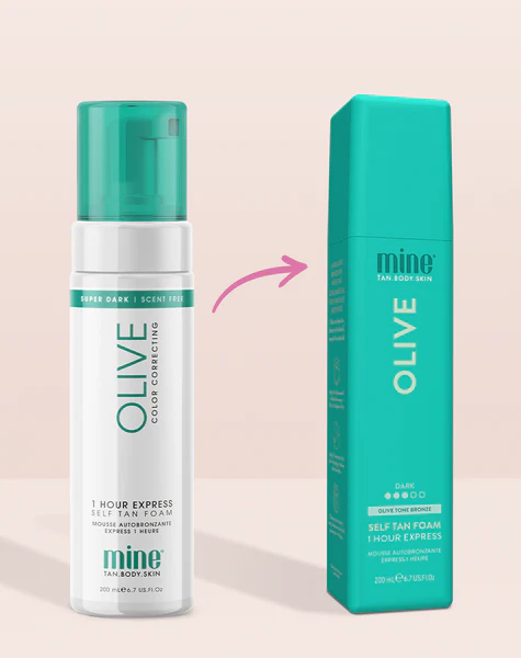 MineTan Olive Self Tan Foam - 6.7 oz. - PinkPro Beauty Supply