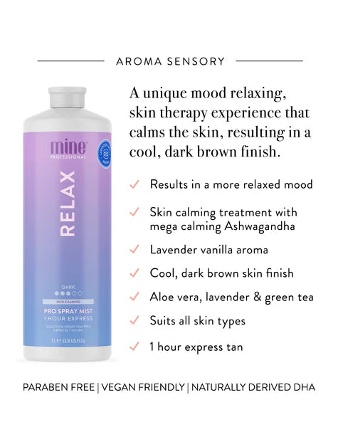 MineTan Relax Pro Mist - 33.8 oz. - PinkPro Beauty Supply