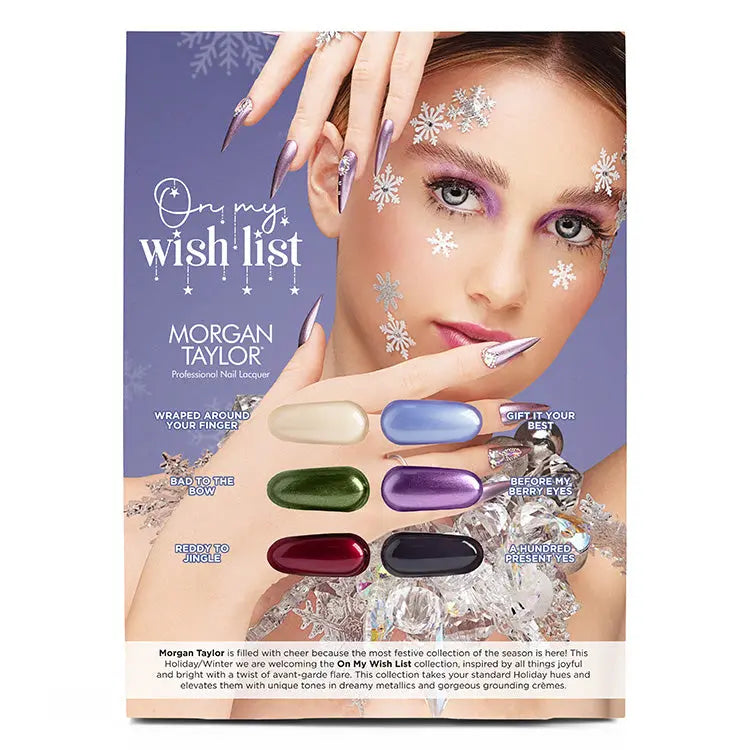 Morgan Taylor Nail Lacquer On My Wish List Collection Wrapped Around Your Finger Gelish & Morgan Taylor