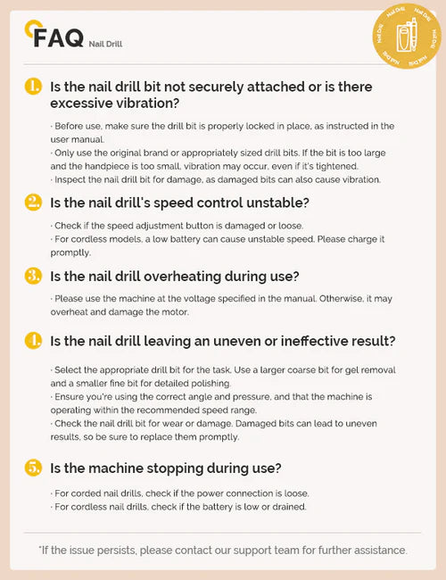 MelodySusie (SC320F) Rechargeable Nail Drill 30000RPM - Pink - PinkPro Beauty Supply