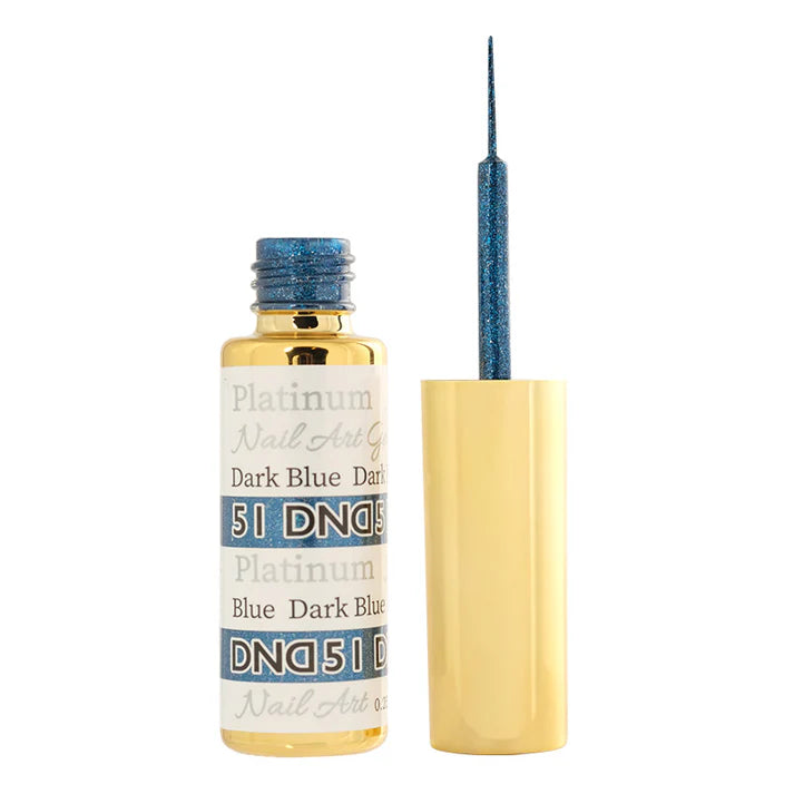 DND Classic Platinum Dark Blue Gel Art Liner