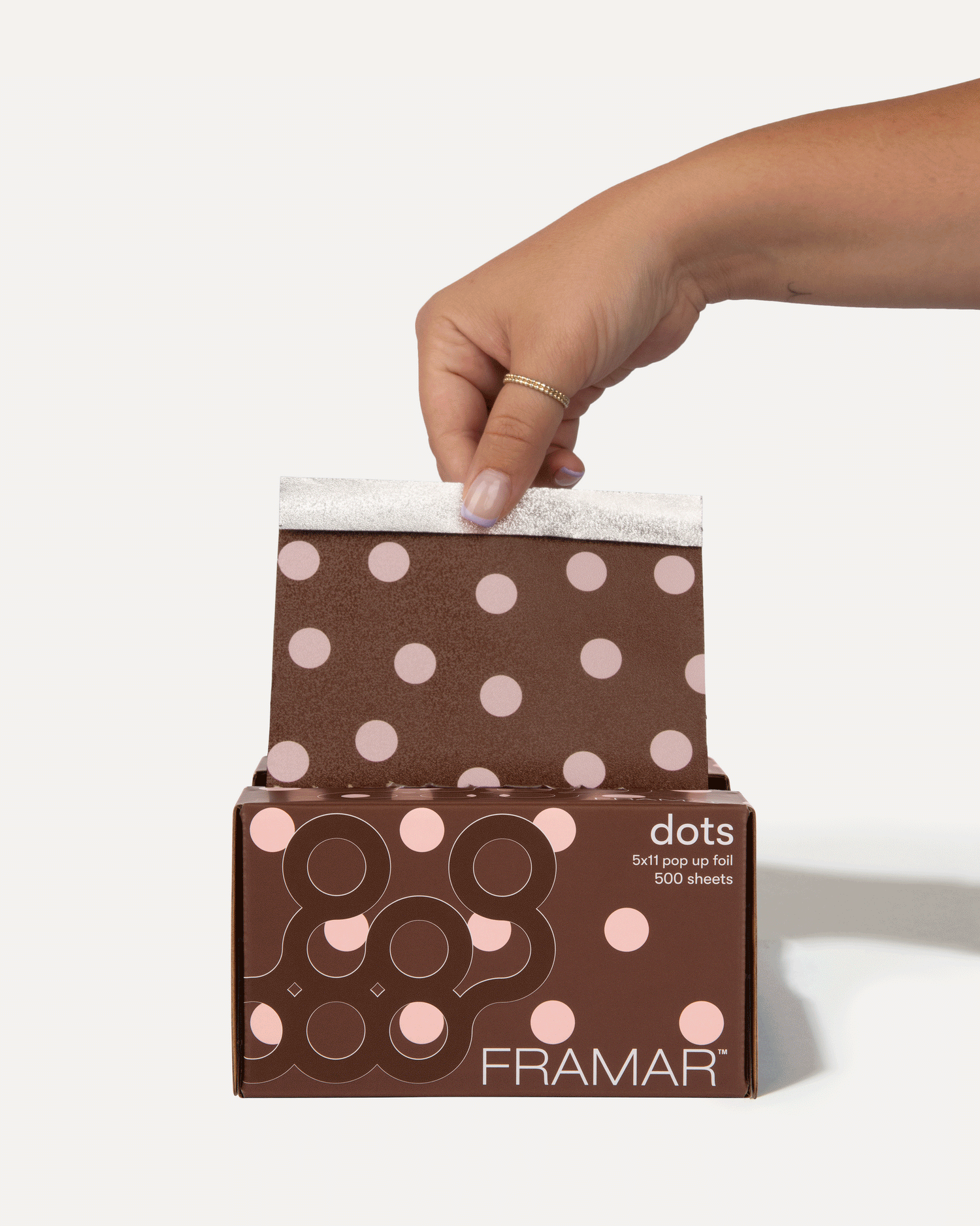 Framar Chocolate Dots Pop-Up Foils 500 Count