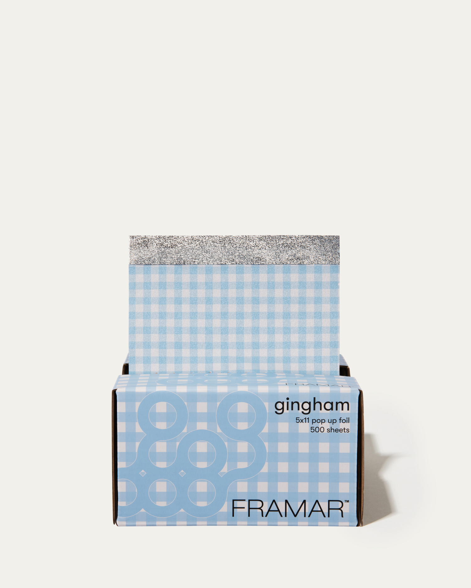 Framar Blue Gingham Pop Up Foils 500 Count