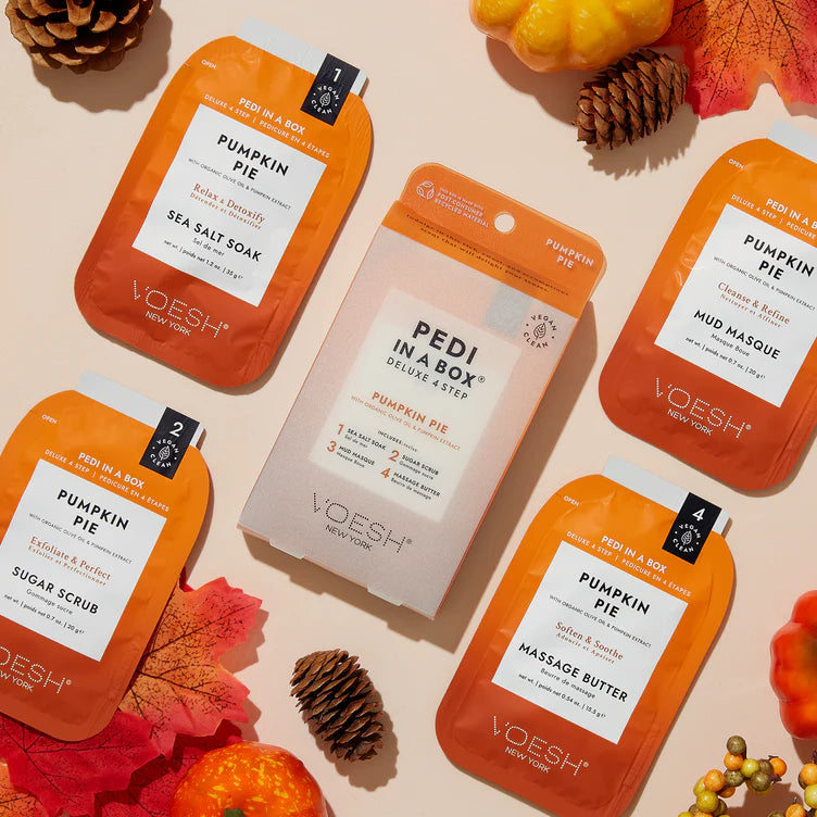 Voesh Pedi in a Box - 4 Step - Pumpkin Pie* Voesh New york