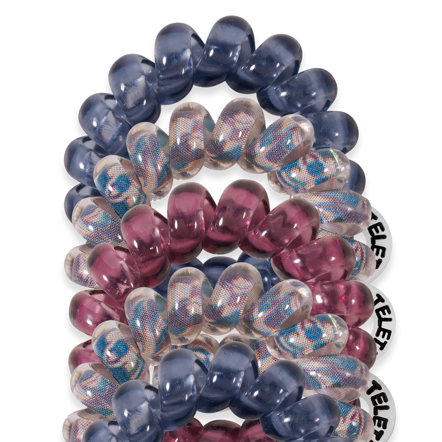 Teleties Hair Ties Tiny Purple Haze - 5 Pack