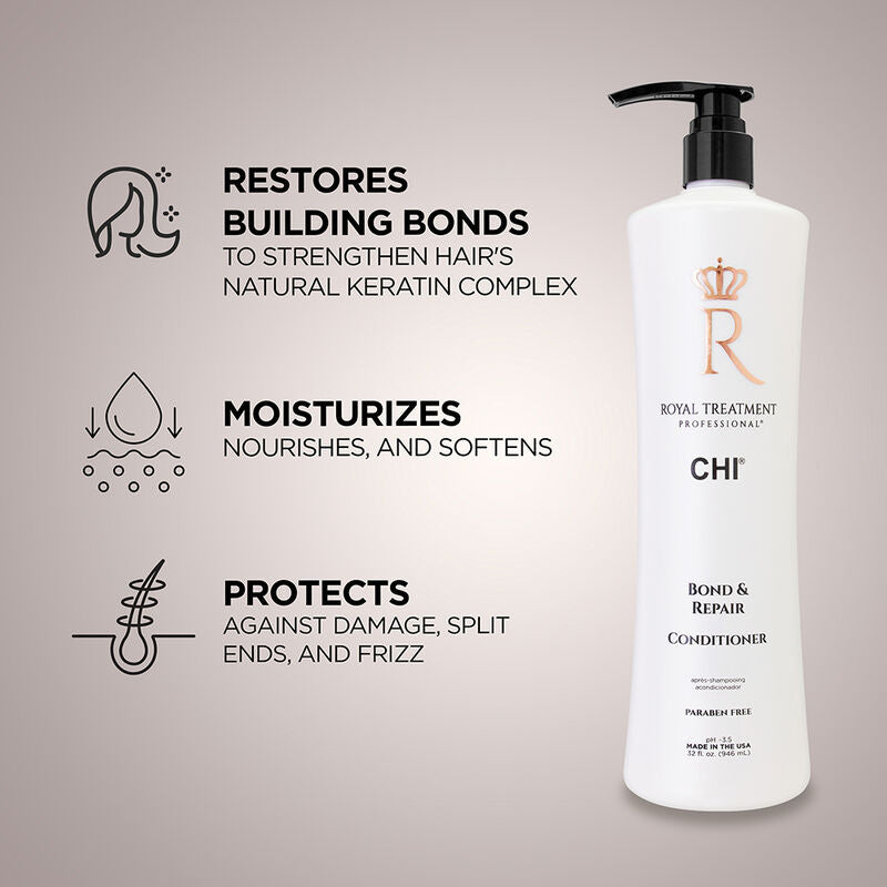 CHI Royal Treatment Bond and Repair Conditioner 32 oz.