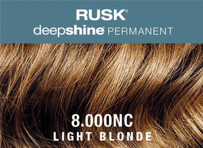 RUSK Deepshine Permanent Color- 8.000NC Light Blonde 3.4 oz