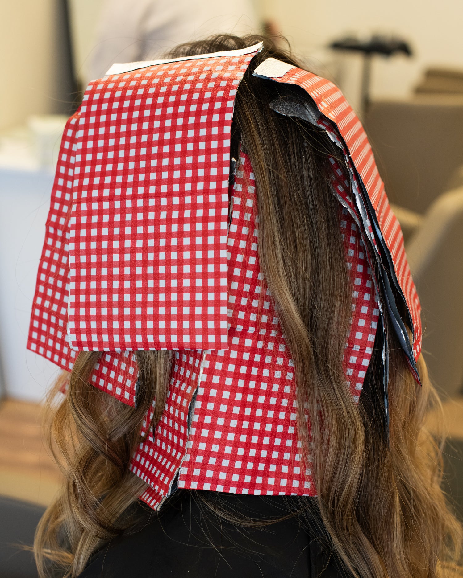 Framar Red Gingham Pop Up Foils 500 Count