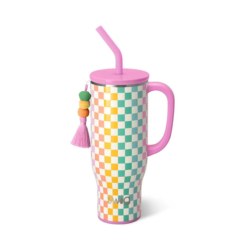 Swig Life 30 oz. Mega Mug - Check Mate - PinkPro Beauty Supply