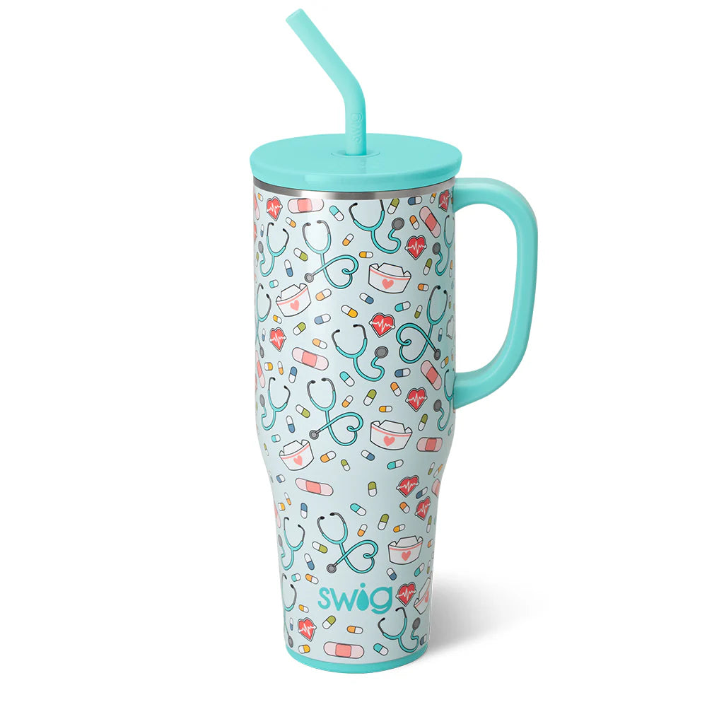 Swig Life 40 oz. Mega Mug - Scrub Life - PinkPro Beauty Supply