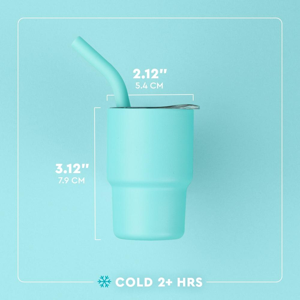 Swig Life Tiny Tumbler 2 oz Saddle Stitch Cognac