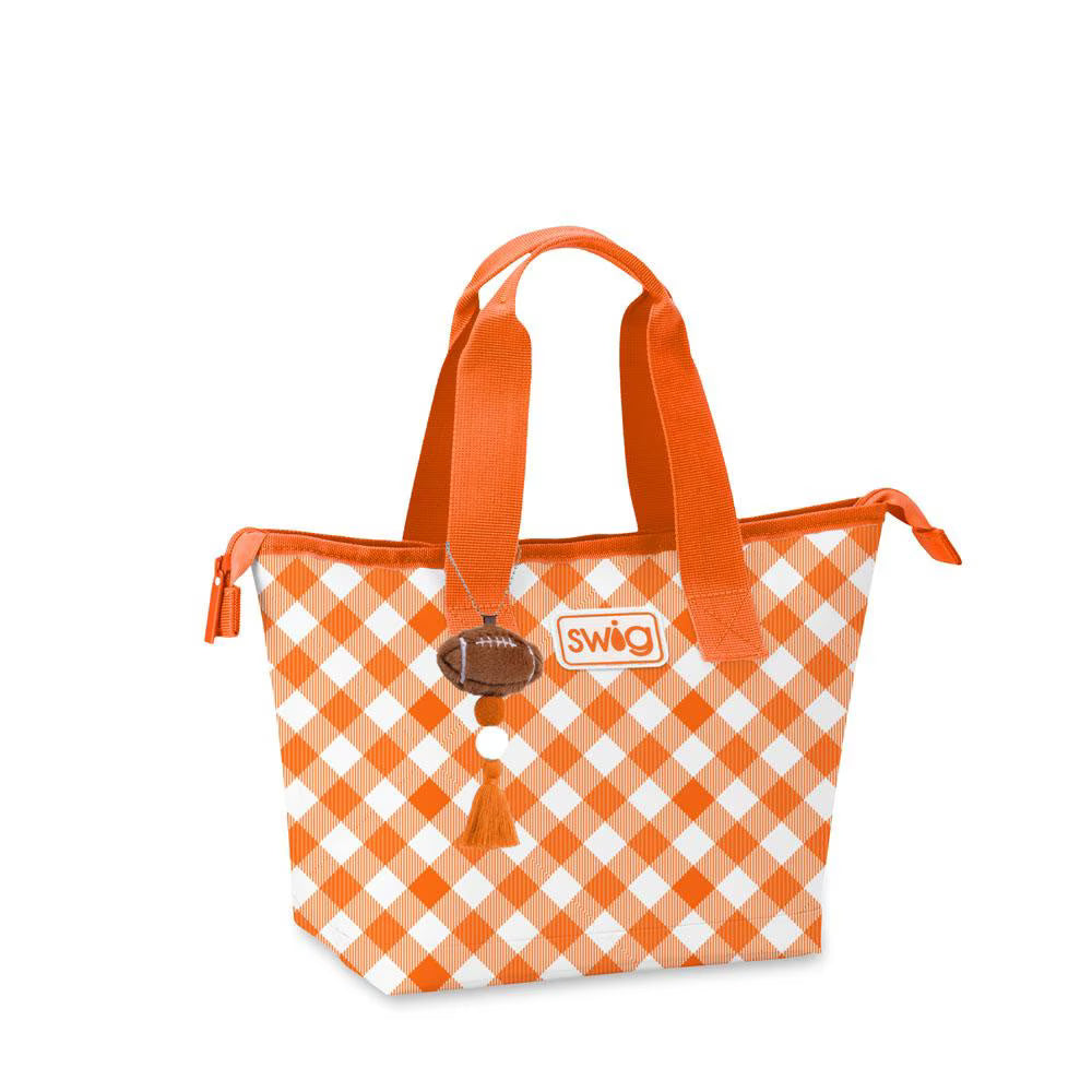 Swig Life Lunchi Bag Gingham Orange