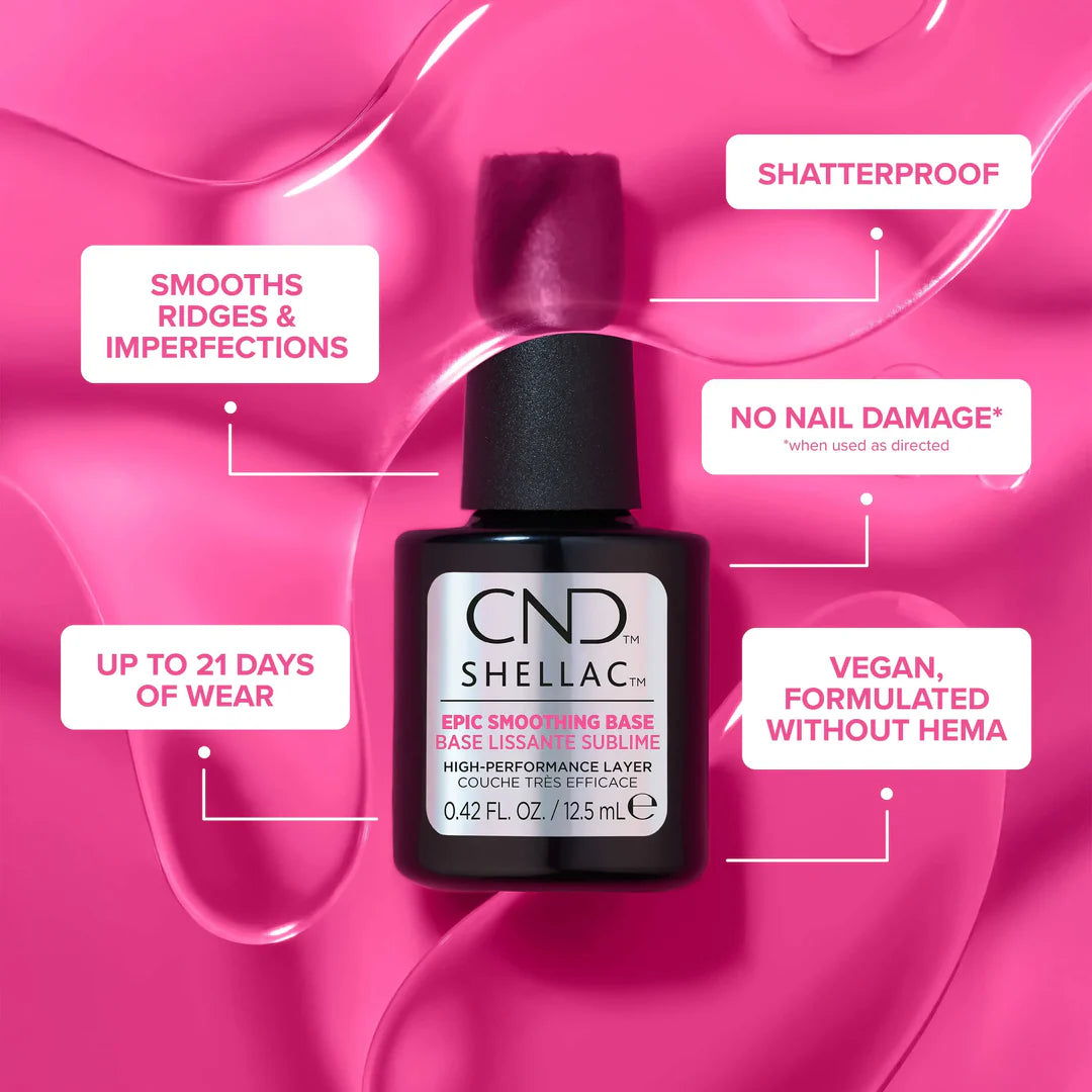 CND Shellac Epic Smoothing Base .42 oz.