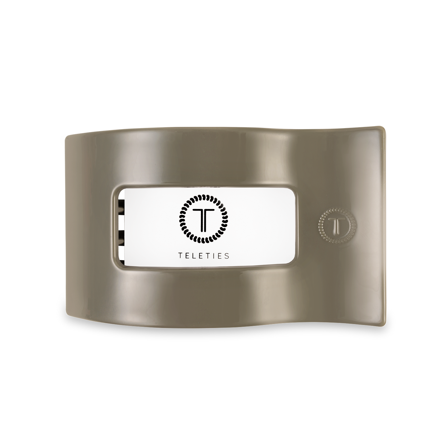 Teleties Flat Rectangle Clip Medium - Sage It Aint So