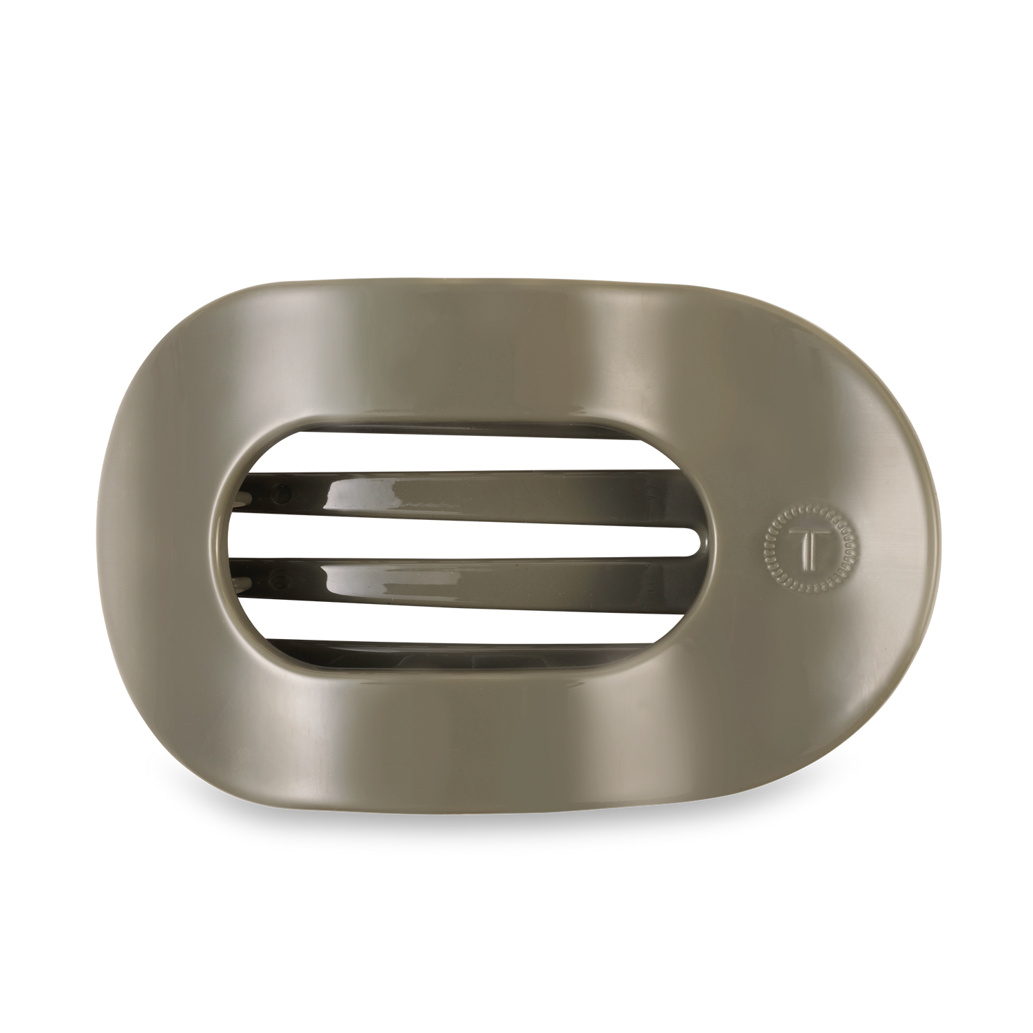 Teleties Flat Round Clip Large - Sage It Ain't So