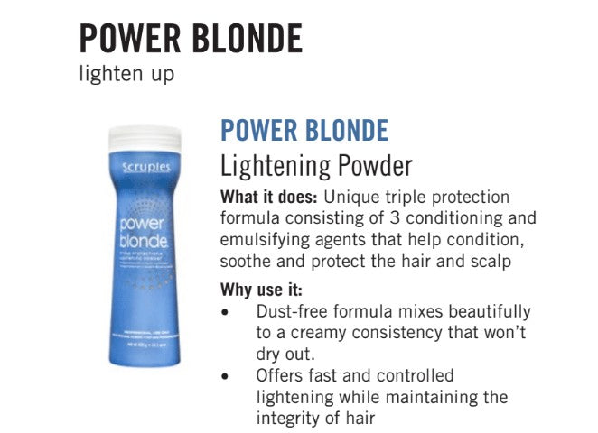 Scruples Power Blonde Lightening Powder - 14.1 oz. - PinkPro Beauty Supply