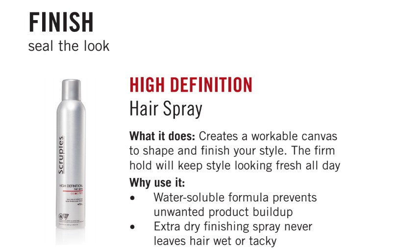 Scruples High Definition Hair Spray - 10.6 oz. - PinkPro Beauty Supply