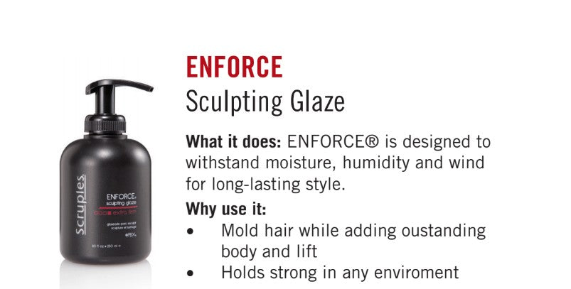 Scruples Enforce Sculpting Glaze - 8.5 oz. - PinkPro Beauty Supply
