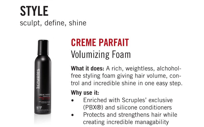 Scruples Creme Parfait Volumizing Foam - 8.5 oz. - PinkPro Beauty Supply