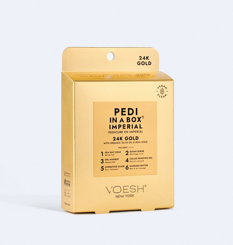 Voesh Pedi In A Box - Imperial Gold