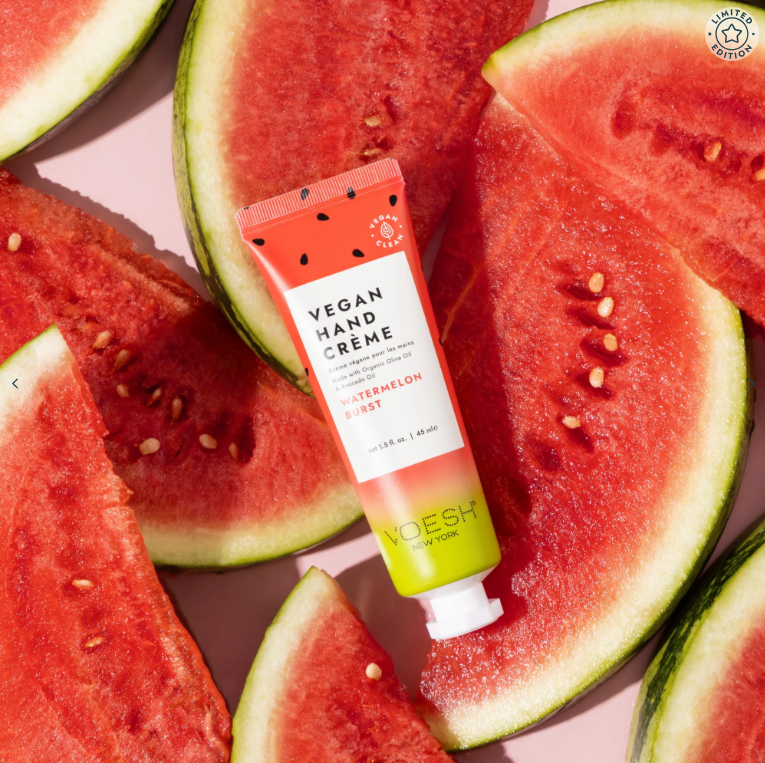 Voesh Velvet Luxe Vegan Watermelon Body & Hand Creme