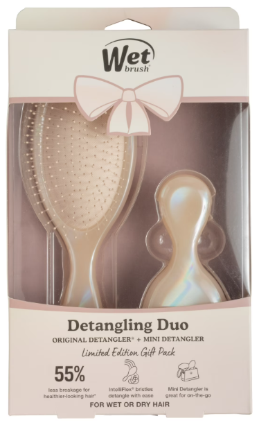 Wet Brush Iridescence Icon Duo Detangler - Cream