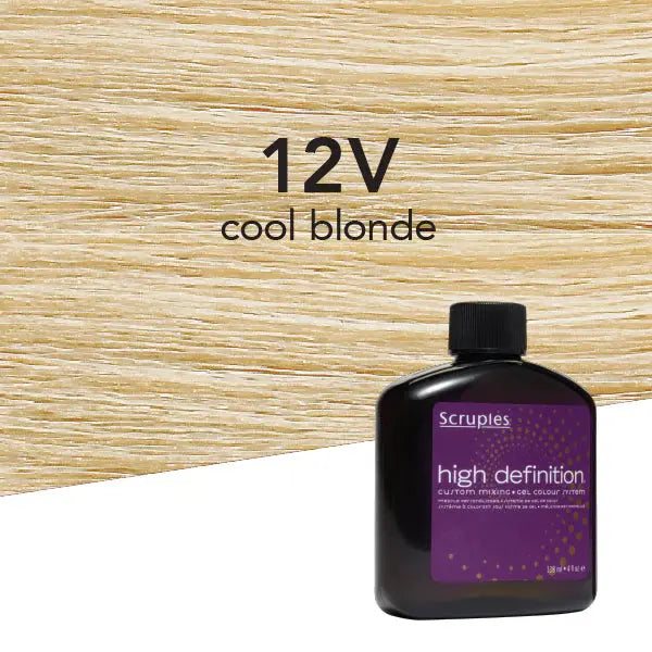 Scruples High Def Custom Mixing Gel Color - 12V Violet Base Cool Blonde 4 oz. Scruples