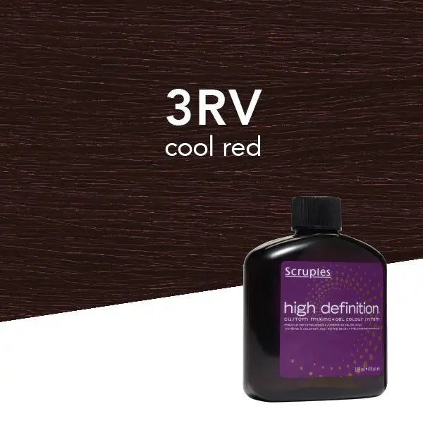 Scruples High Def Custom Mixing Gel Color - 3RV Red Violet Base Cool Red 4 oz. Scruples