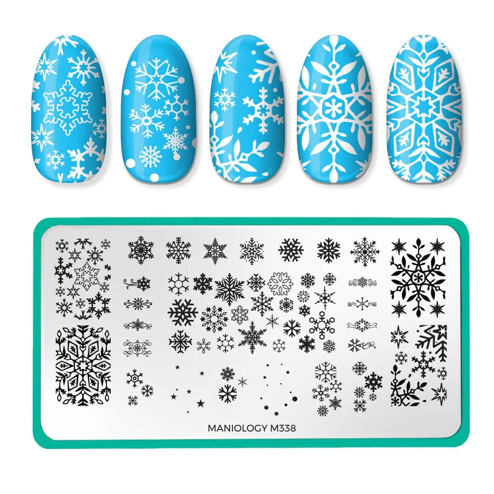 Maniology Snow Day Stamping Plate* Maniology