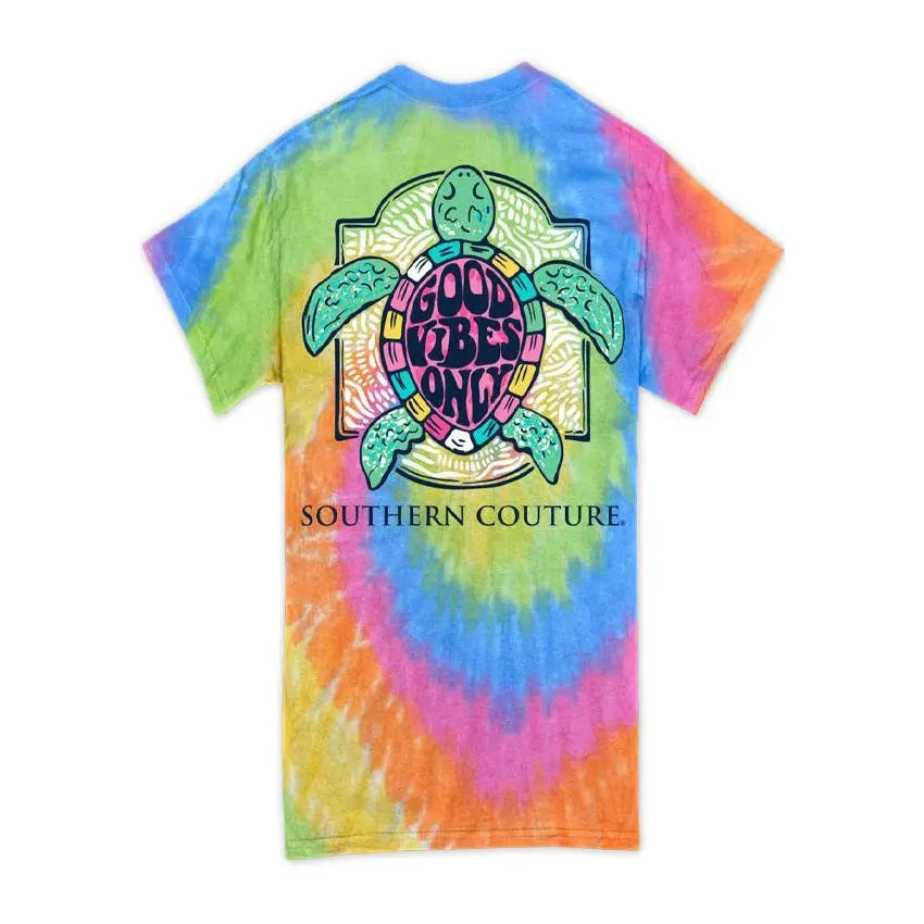 Southern Couture T-Shirt Tie-Dye Good Vibes Only XL* Southern Couture