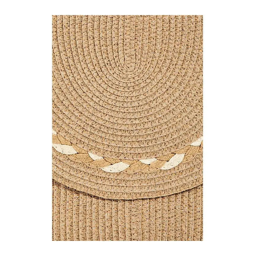 Straw Braid Envelope Crossbody Bag PinkPro Beauty Supply