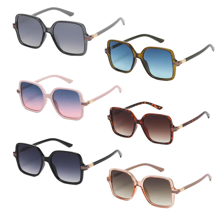 Sunglasses VG Oversized Square Gradient - Assorted Colors PinkPro Beauty Supply