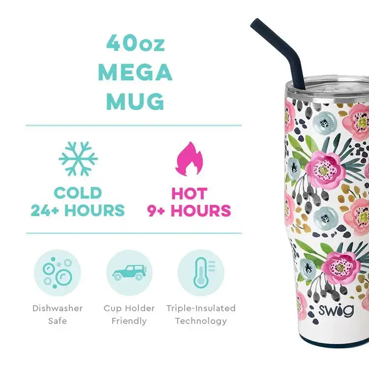 Swig Life 40oz. Mega Mug Crimson Swig Life