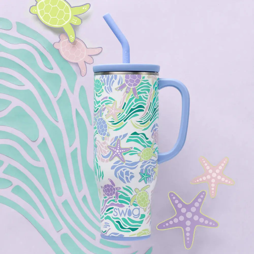 Swig Life Mega Mug 30 oz. - Sea Swirl Swig Life