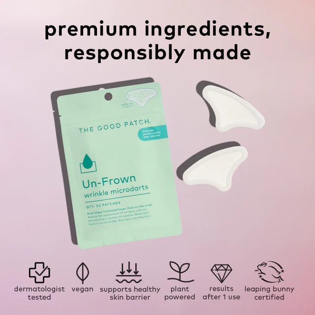 The Good Patch Microdart Un-Frown - 2 Count