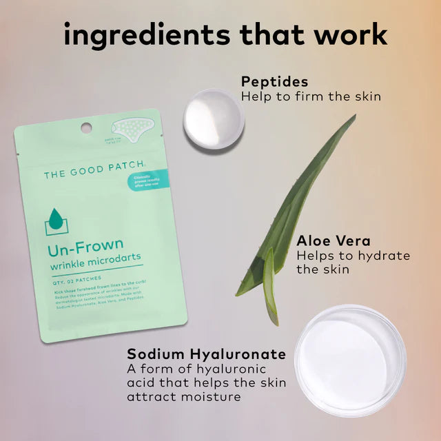 The Good Patch Microdart Un-Frown - 2 Count