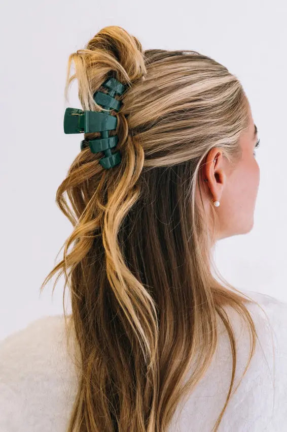 Teleties Classic Mistletoe Hair Clip - Large Teleties