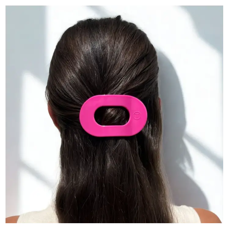 Teleties Round Flat Clip Tropical Punch - Small Teleties