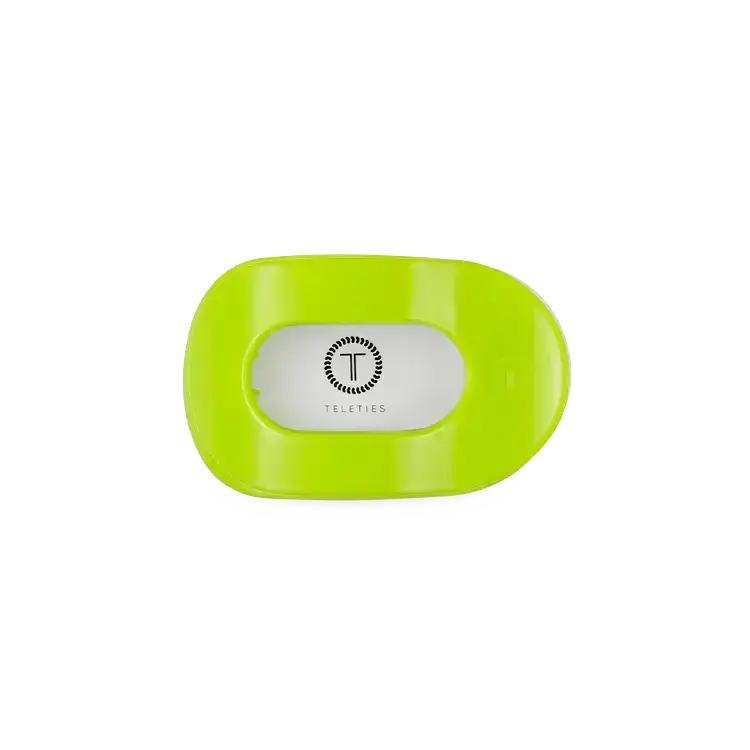 Teleties Round Flat Hair Clip Summer Brights Collection - Large Teleties