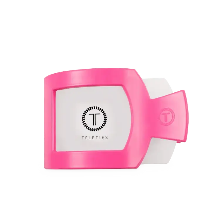 Teleties Square Flat Hair Clip Tropical Punch - Small Teleties