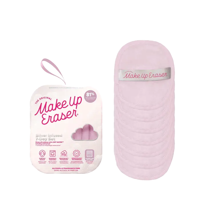 The Original MakeUp Eraser 7-Day Set - Silver Infused The Original MakeUp Eraser